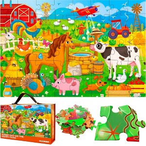QUOKKA 2x3 ft Giant Puzzle for Toddlers - 48 Pieces Kids Jumbo Floor Puzzles - 1 of 4