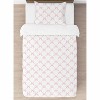 Sweet Jojo Designs Girl Twin Comforter Bedding Set Ballerina and Ballet Bows Pink and White 2pc - 3 of 4