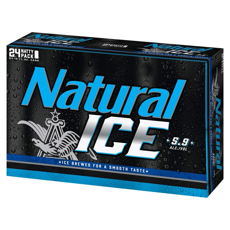 Natural Ice Beer - 24pk/12 fl oz Cans, 3 of 10