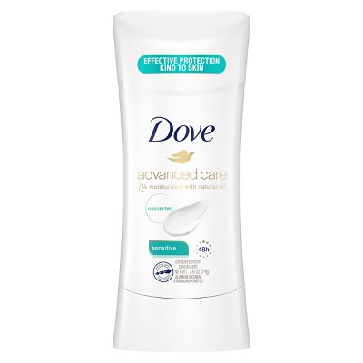 Dove Advanced Care Sensitive 48-Hour Antiperspirant & Deodorant Stick - 2.6oz