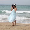 2pc Alara Pestemal Beach Towel Soft Aqua/White - Linum Home Textiles: Lightweight & Quick-Dry - 4 of 4