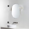 TEHOME Oba  Oval Metal Framed Wall Mounted Bathroom Vanity Mirror - 4 of 4