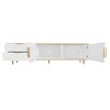 TV Stand For 65+ Inch TV, Entertainment Center TV Media Console Table, With 2 Drawers 2 Cabinets, TV Console Cabinet Furniture For Living Room Bedroom - 3 of 4