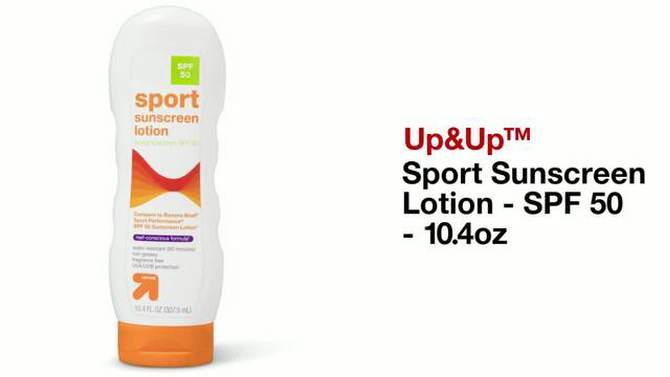 Sport Sunscreen Lotion - up & up™, 6 of 7, play video
