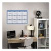 Horizontal Reversible/Erasable Wall Planner, 36 x 24, White/Blue Sheets, 12-Month (Jan to Dec): 2025 - 3 of 3