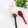 Unique Bargains Household Kitchen Plastic Tableware Soup Rice Spoons Red Black 5 Pcs 6.3" x 1.7" x 0.59" (L*W*D) - 3 of 4
