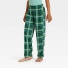 Boys' Short Sleeve T-Shirt and Plaid Fleece Pants Pajama Set - Cat & Jack™ - 4 of 4