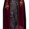 Seven Times Six Harry Potter Womens' Magical Creatures Bomber Velour Zip-Up Jacket Red - image 3 of 4