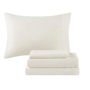 Gracie Mills Tommie 12-Piece Damask Comforter Set with Cotton Bed Sheets - 1 of 2