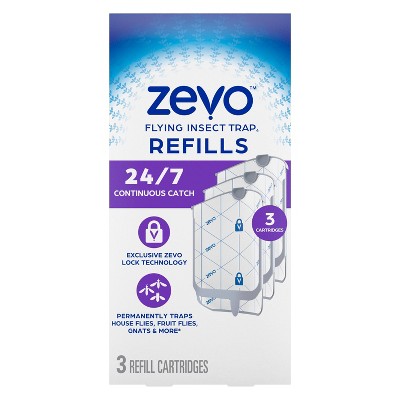 Zevo 3pk Refill Kit Insect Traps