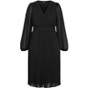 Women's Plus Size Finley Sheer Dress - black | CITY CHIC - 4 of 4