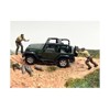 "4X4 Mechanics" 2 Piece Diecast Figure Set 3 for 1/43 Scale Models by American Diorama - 4 of 4