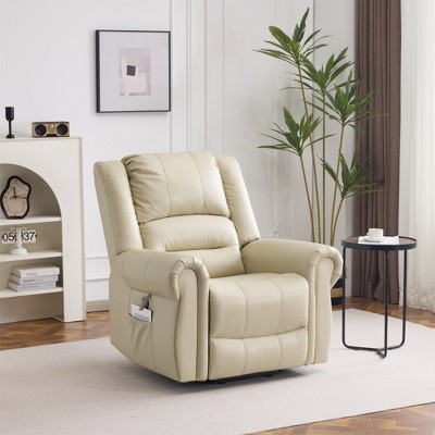 GlasFlength Accent Chairs Modern with Comfortable Seating for Living Room or Lounge Area Beige,38.6”*39”*41.3"