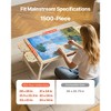 VEVOR 1500 Piece Puzzle Table with Folding Legs, 4 Drawers and Cover, 34x25 in Portable Wooden Board, Jigsaw Puzzle Accessories, Beige - 4 of 4