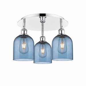 Bella - 3 Light Flush Mount In Industrial Style-10.5 Inches Tall and 17.25 Inches Wide - 1 of 1