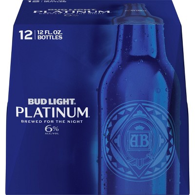 Bud Light Platinum Beer 12pk 12 Fl Oz Bottles Target