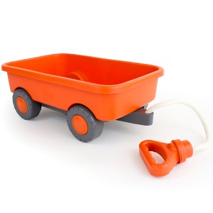 Green Toys: Wagon - Orange - Garden Toy Vehicle, Toddlers 18mo+ - 1 of 4