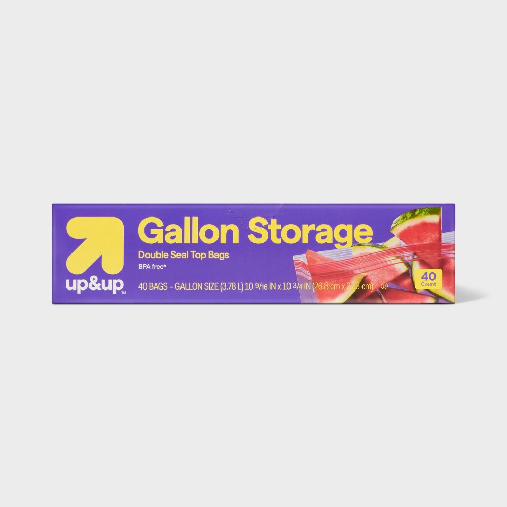 Gallon Storage Bags - 40ct - up&up™