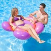 Swim Central 56" Flower Burst Bloomin 1-Person Swimming Pool Inner Tube - Purple/Pink - 3 of 3