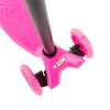 Toy Time Kids Beginner Scooter With Adjustable Height Handlebars and LED Light-Up Wheels  – Neon Pink - 2 of 4