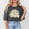 Simply Sage Market Women's Let's Go Surfing Short Sleeve Garment Dyed Tee - 2 of 2