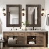 SpassWay 36"H 24"W Solid Wood Accent Mirrors Farmhouse Leaning Mirrors for Living Room Bedroom Entryway - 2 of 4
