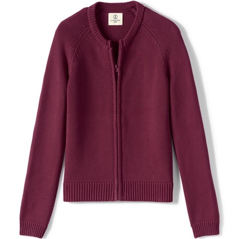 Girls clearance maroon cardigan