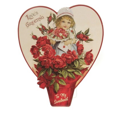 Valentine's Day 7.5" Love's Bloom Dummy Board Sweetheart Bethany Lowe Designs, Inc.  -  Decorative Figurines