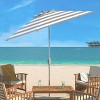 UV Resistant Iris Fashion Line 9Ft Auto Tilt Umbrella - PAT8004 - Safavieh - 2 of 4