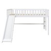 YOOCOZZ Full Size Low Loft Bed with Ladder and Slide - 3 of 4