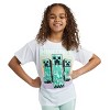 Minecraft Creepers Girl's Short-Sleeve Tee and Leggings 2-Piece Set - 4 of 4