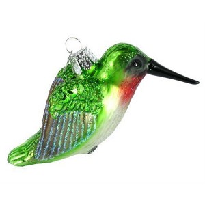 Old World Christmas Glass Blown Ornament, Hummingbird - 1 of 4