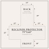 Reversible Stitched Patchwork Sofa Furniture Protector - Great Bay Home - 3 of 4