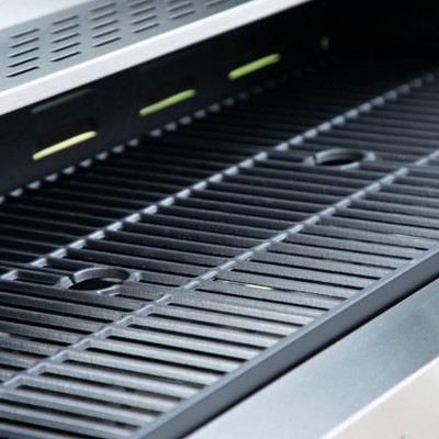 Captiva Designs 6-Burner Stainless Steel Propane Gas Grill with Side Burner