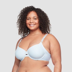 Simply Perfect by Warner s Women s Underarm Smoothing Underwire Bra Light Blue 38C
