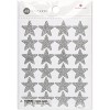 48ct Glittered Stars Sticker Sheet