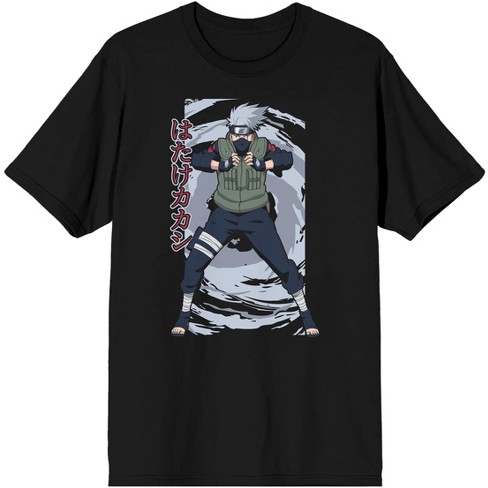 Naruto Shippuden Hatake Men's Black T-shirt :