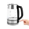 Aroma 1.7L Glass Electric Kettle: Stainless Steel Lid, Automatic Shut-Off, Ergonomic Handle, 1500W, Clear - 4 of 4