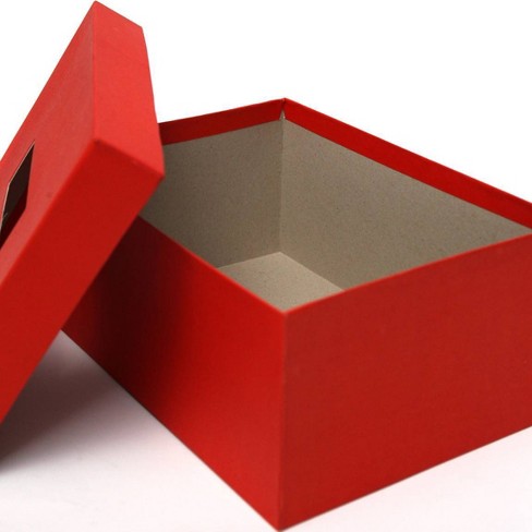 8x5 Rectangle Shaped Valentine's Day Gift Box Red - Spritz™ : Target