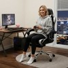 AZL1 Life Concept Video Computer Game Chair with Ergonomic Lumbar Support PU Leather Swivel Racing Chair with Arm - 2 of 4
