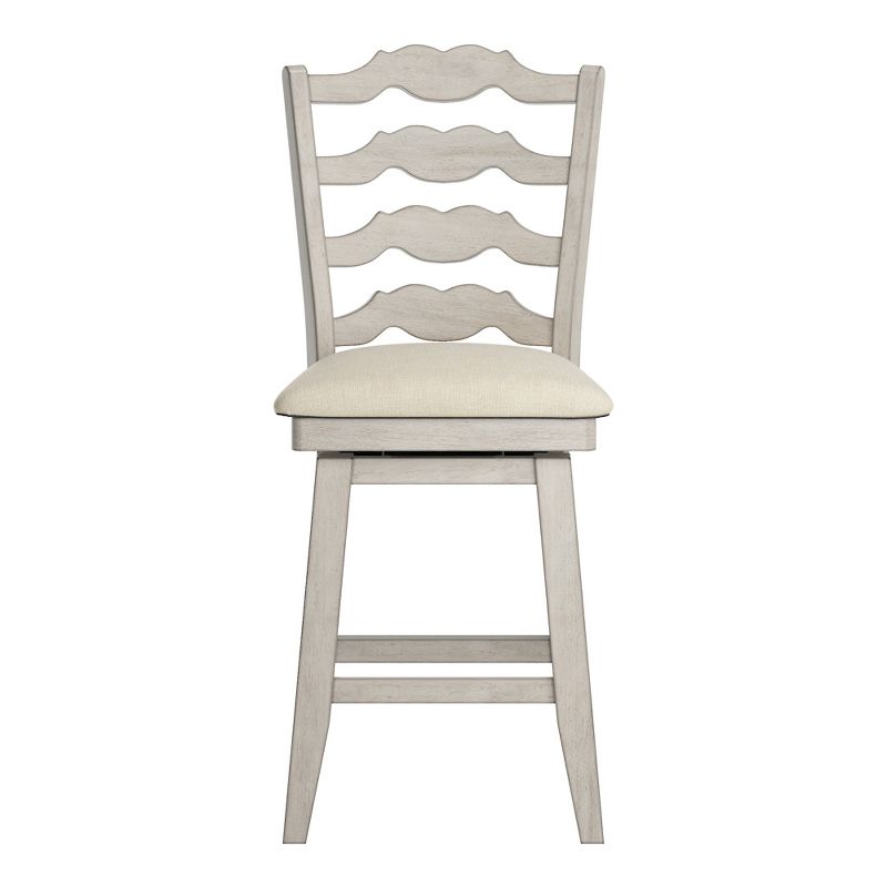 24" South Hill French Ladder Back Swivel Counter Height Chair - Inspire Q, 5 of 12
