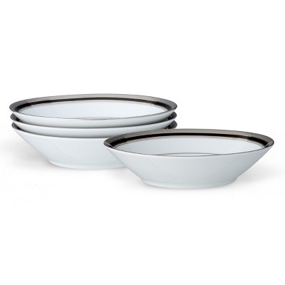 Noritake Austin Platinum Set of 4 Fruit Bowls