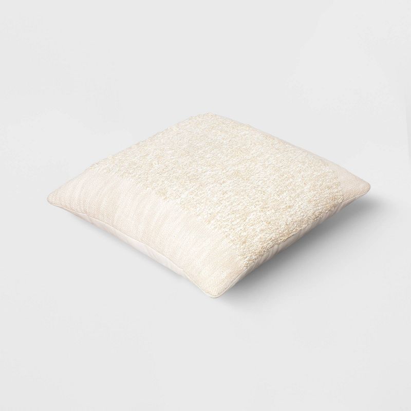 Textural Solid Square Throw Pillow - Threshold™, 4 of 9