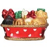 Old World Christmas Blown Glass Ornament for Christmas Tree, Puppies In A Basket (with OWC Gift Box) - 3 of 4