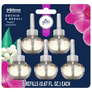 Glade PlugIns Scented Oil Air Freshener - Orchid & Neroli - 3.35oz/5pk - 1 of 4