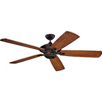 60" Monte Carlo Cyclone Wet Location Pull Chain Ceiling Fan