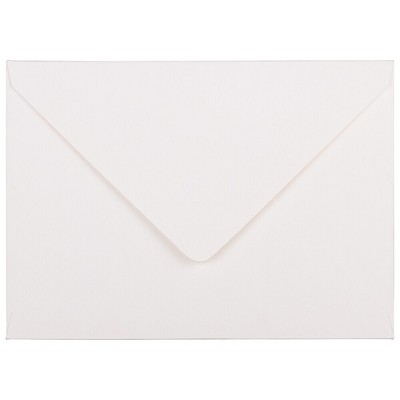 JAM Paper A7 Strathmore Invitation Envelopes w/Euro Flap 5.25x7.25 WE Laid 1921397C