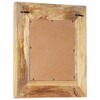 vidaXL Hand-Carved Mirror 19.7"x19.7"x1" Solid Mango Wood - 3 of 4