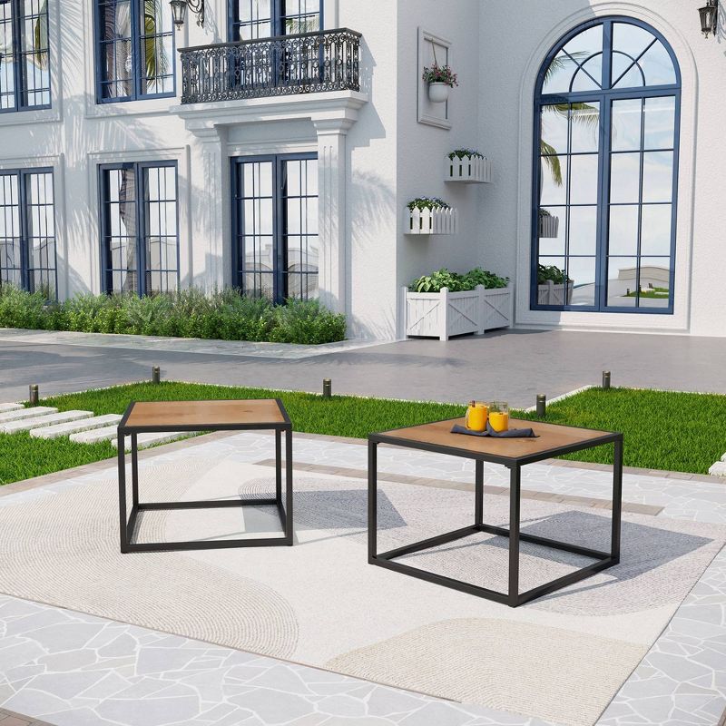 Outdoor Small Square Coffee Table - Captiva Designs, 1 of 8