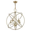 Livex Lighting Aria 5 - Light Chandelier in  Antique Brass - 4 of 4